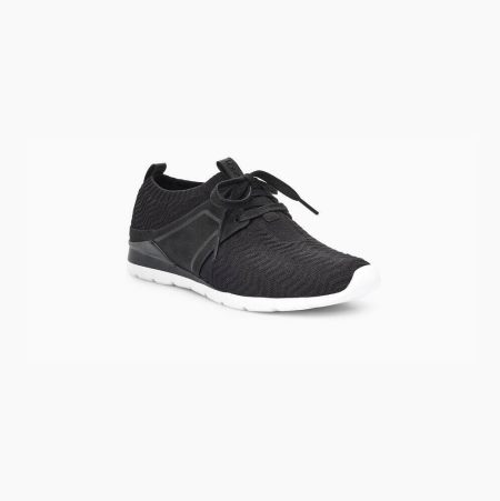 UGG Willows Black Sneakers for Women (ATEK15724)